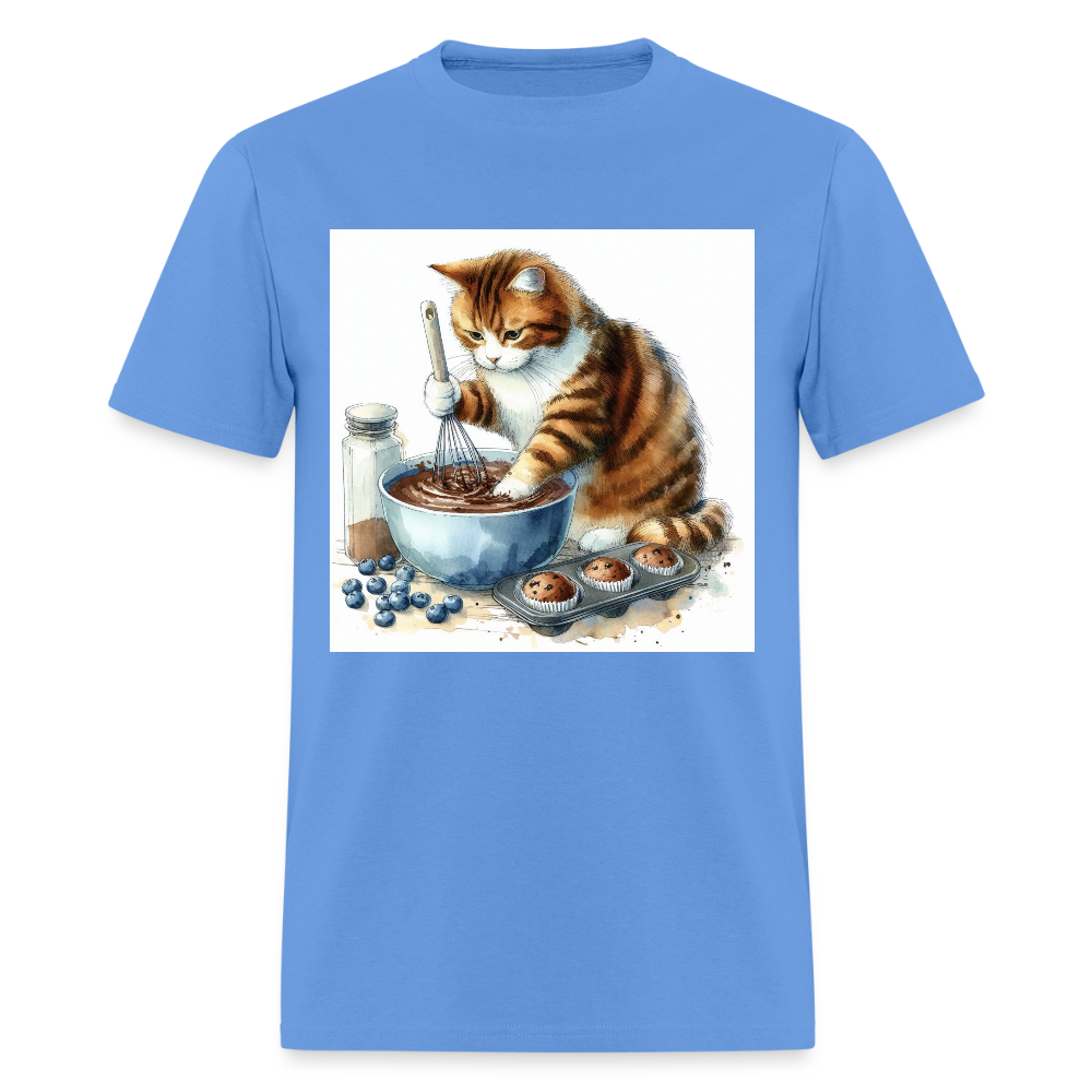 Baking Cat - carolina blue