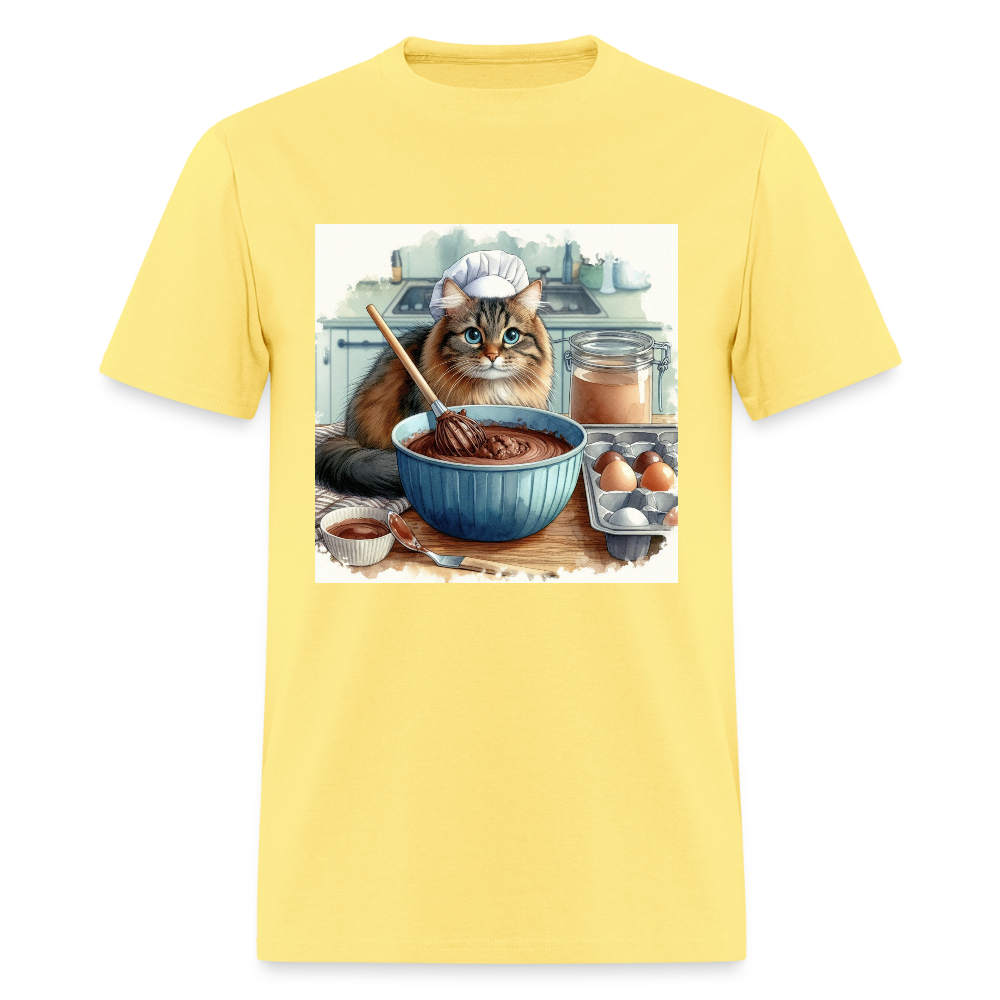 Baking Cat - cornsilk
