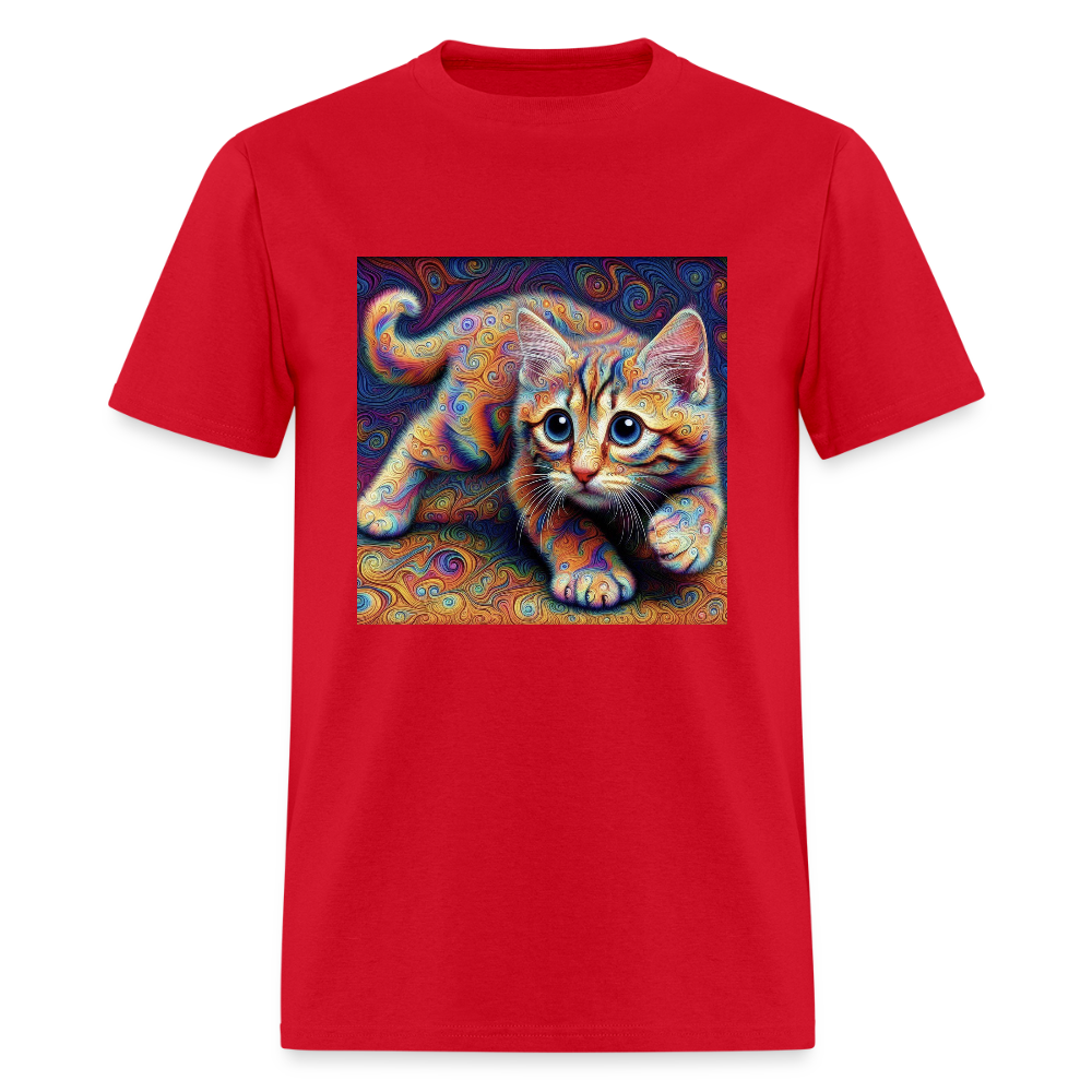 Tie Dye Kitten - red
