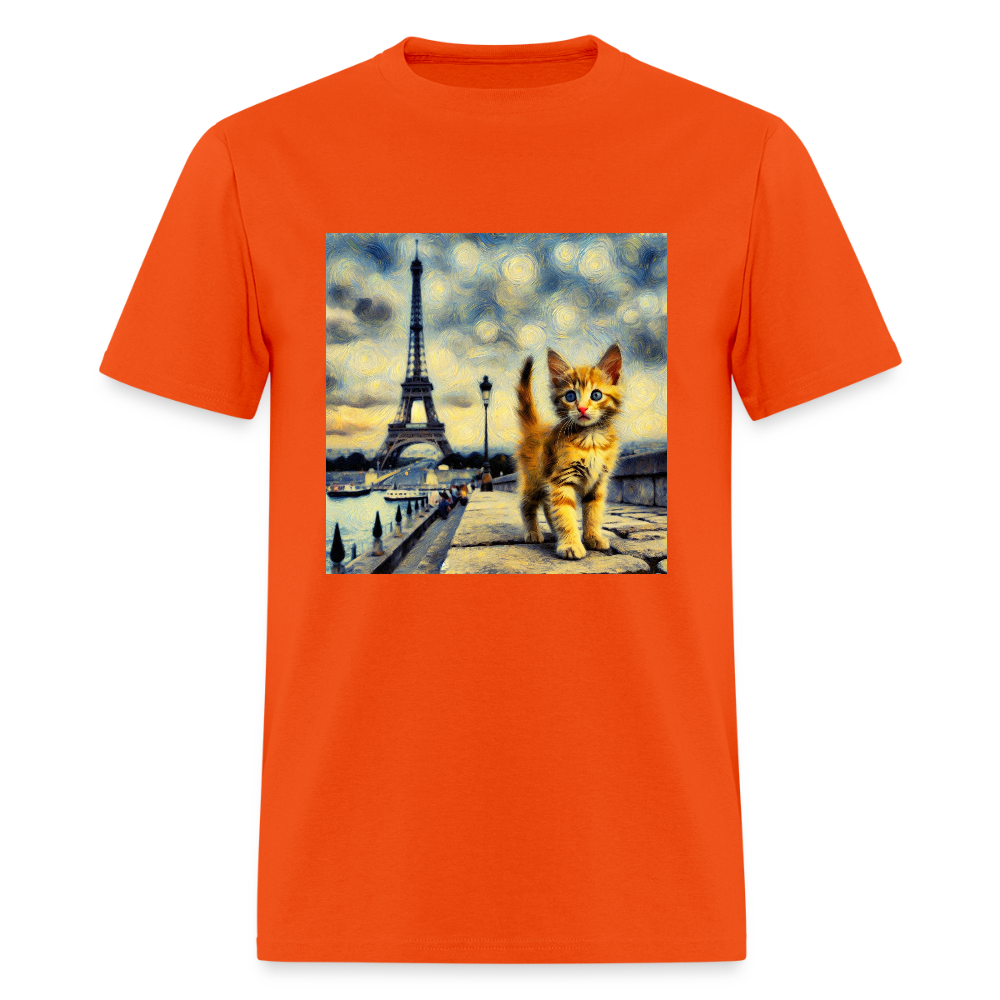 Eiffel Tower Kitten - orange