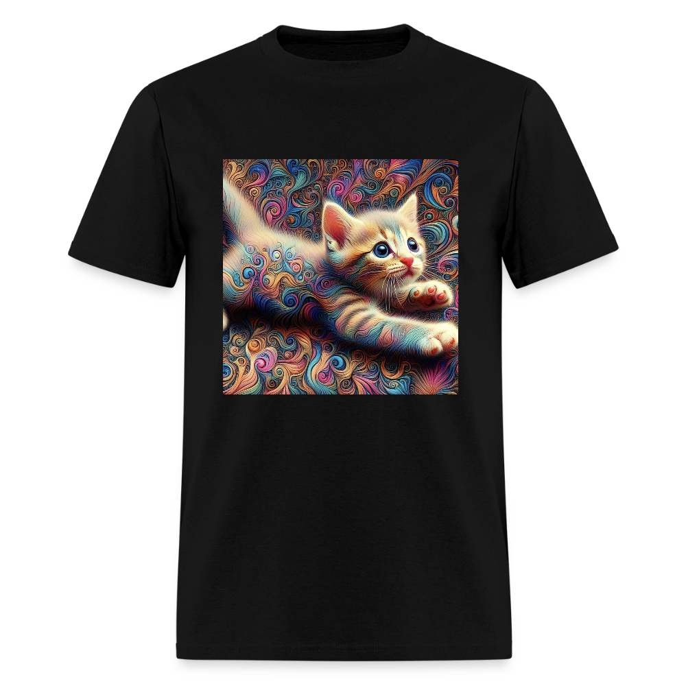 Tie Dye Kitten - black