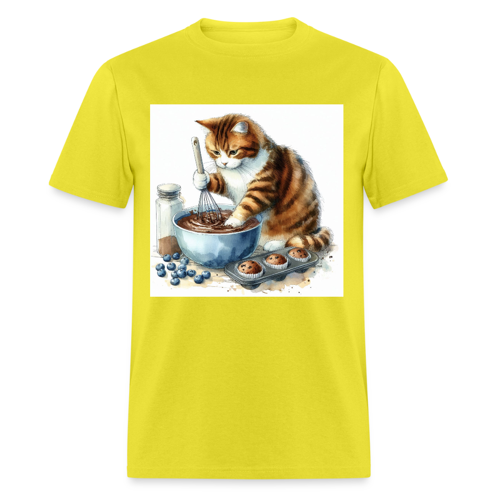Baking Cat - yellow