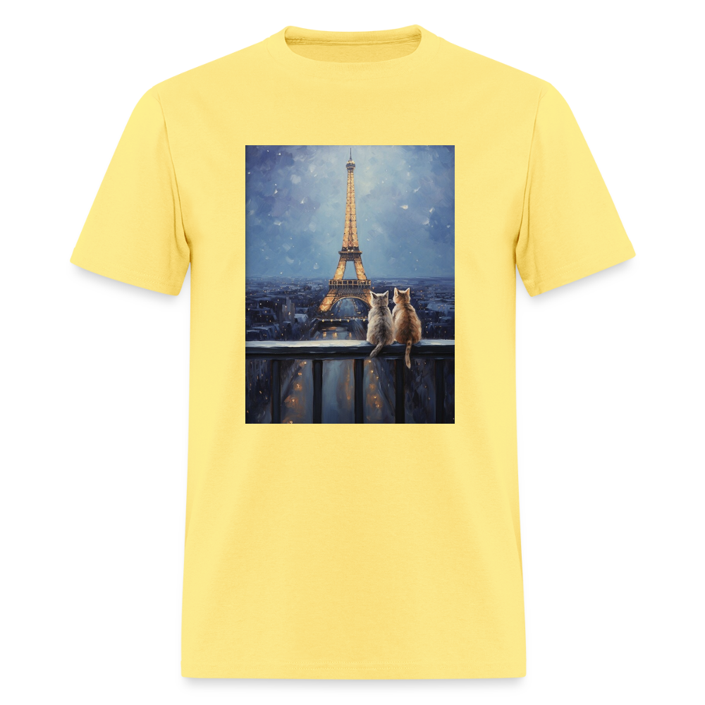 Eiffel Tower Kittens - cornsilk