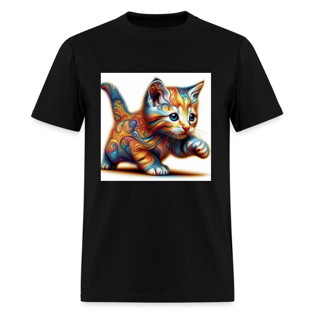 Tie Dye Kitten - black
