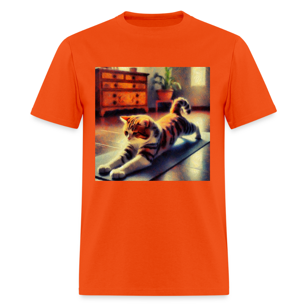 Yoga Cat - orange