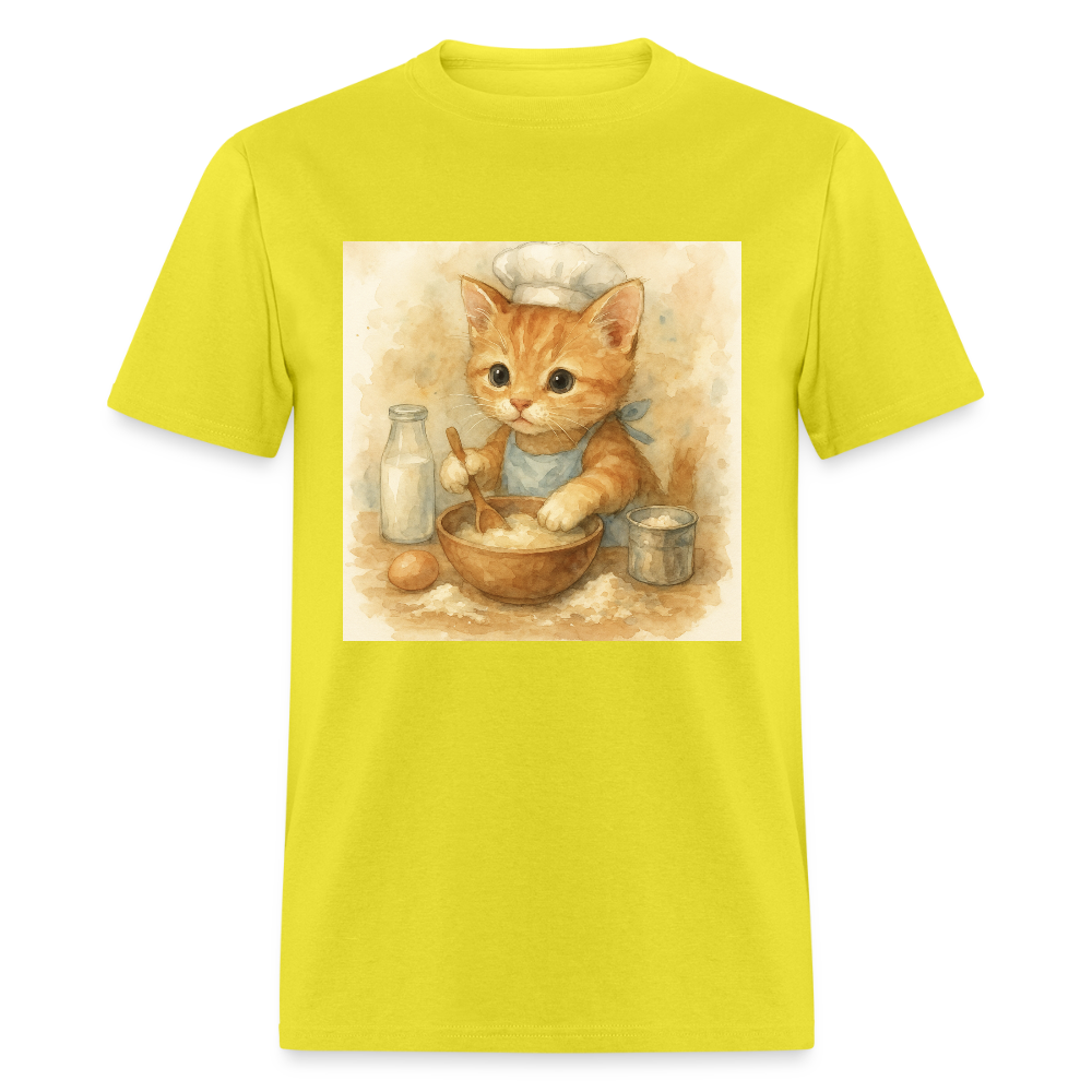 Cooking Kitten - yellow