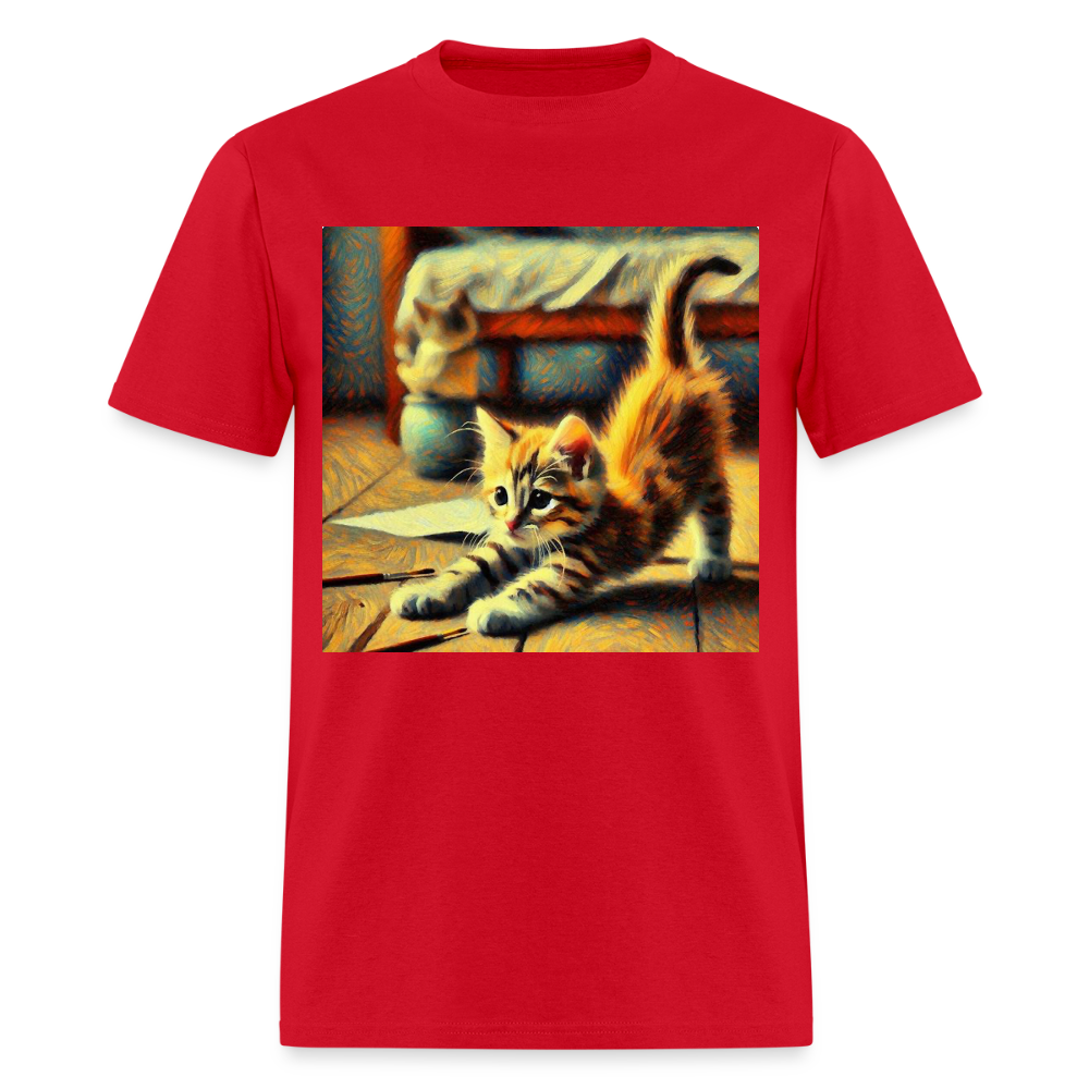 Yoga Kitten - red
