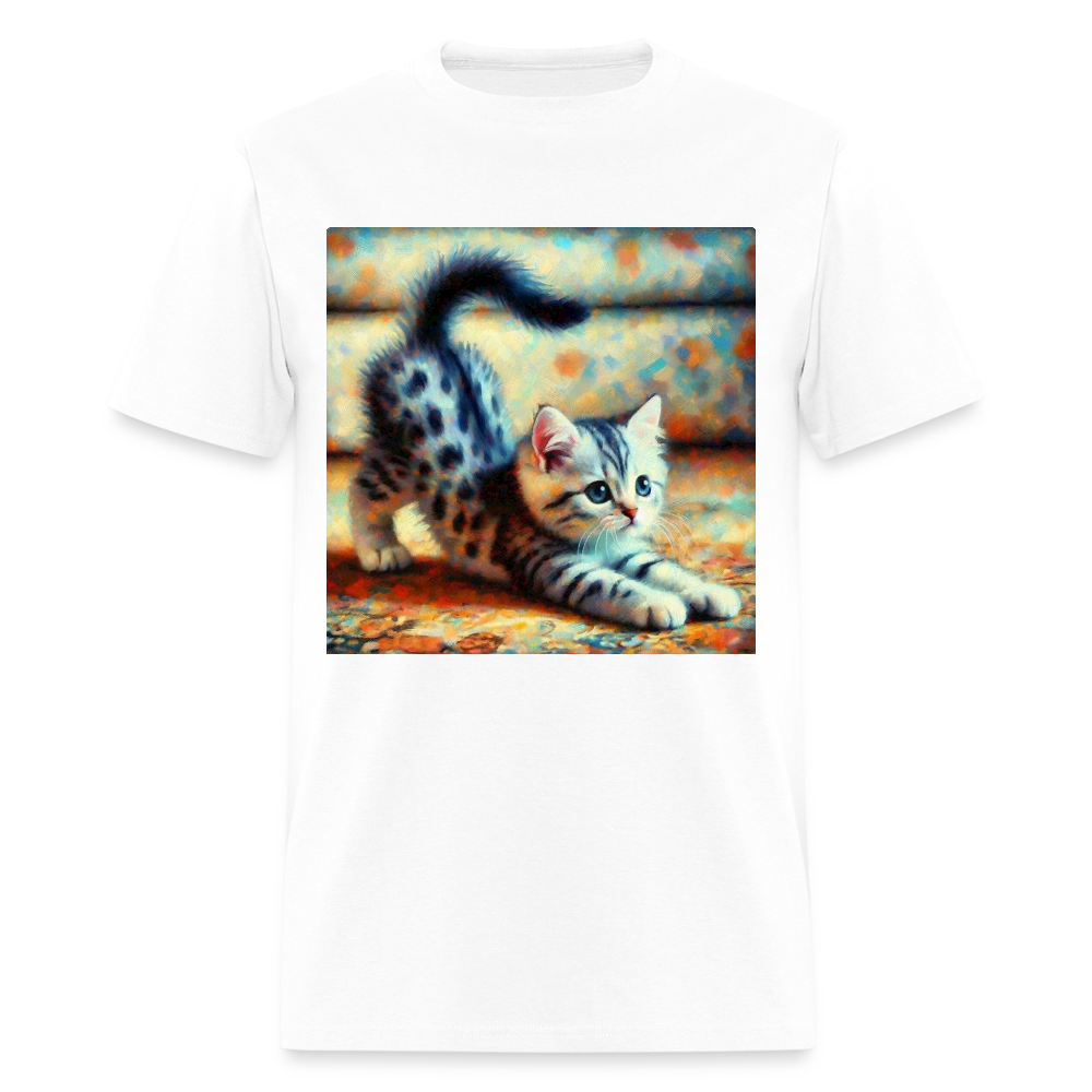 Yoga Kitten - white