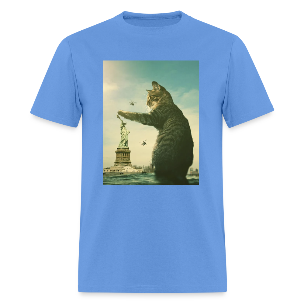 Statue of Liberty Cat - carolina blue