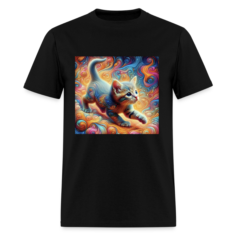 Tie Dye Kitten - black