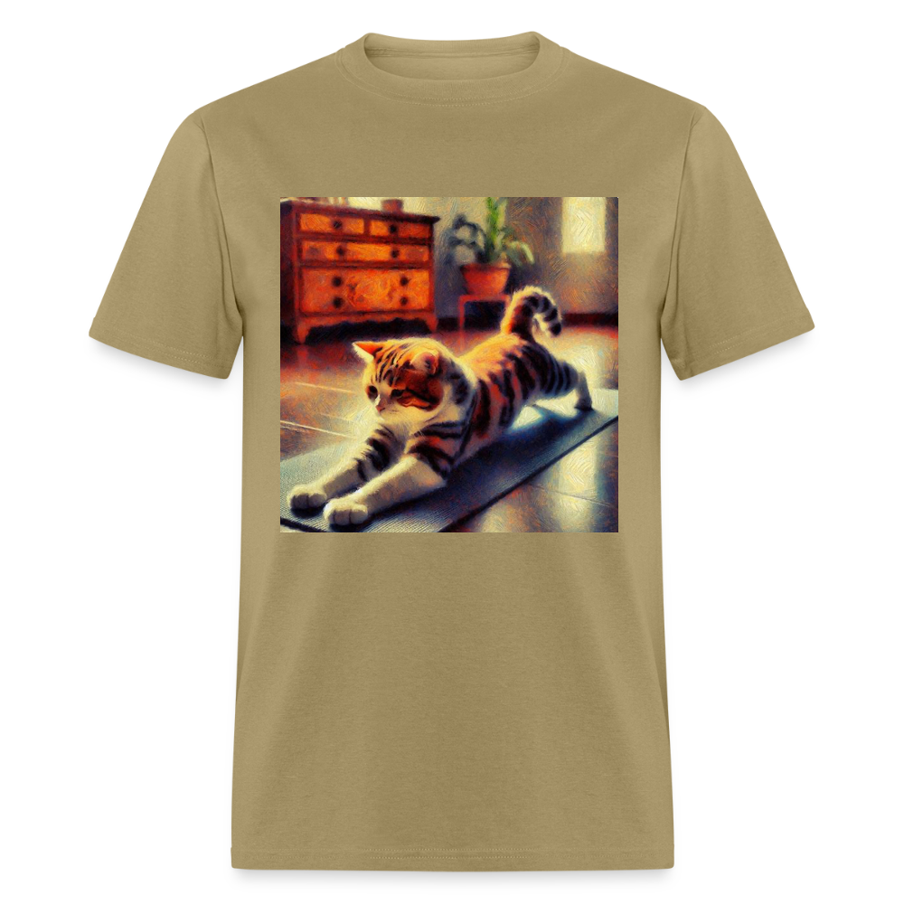 Yoga Cat - khaki