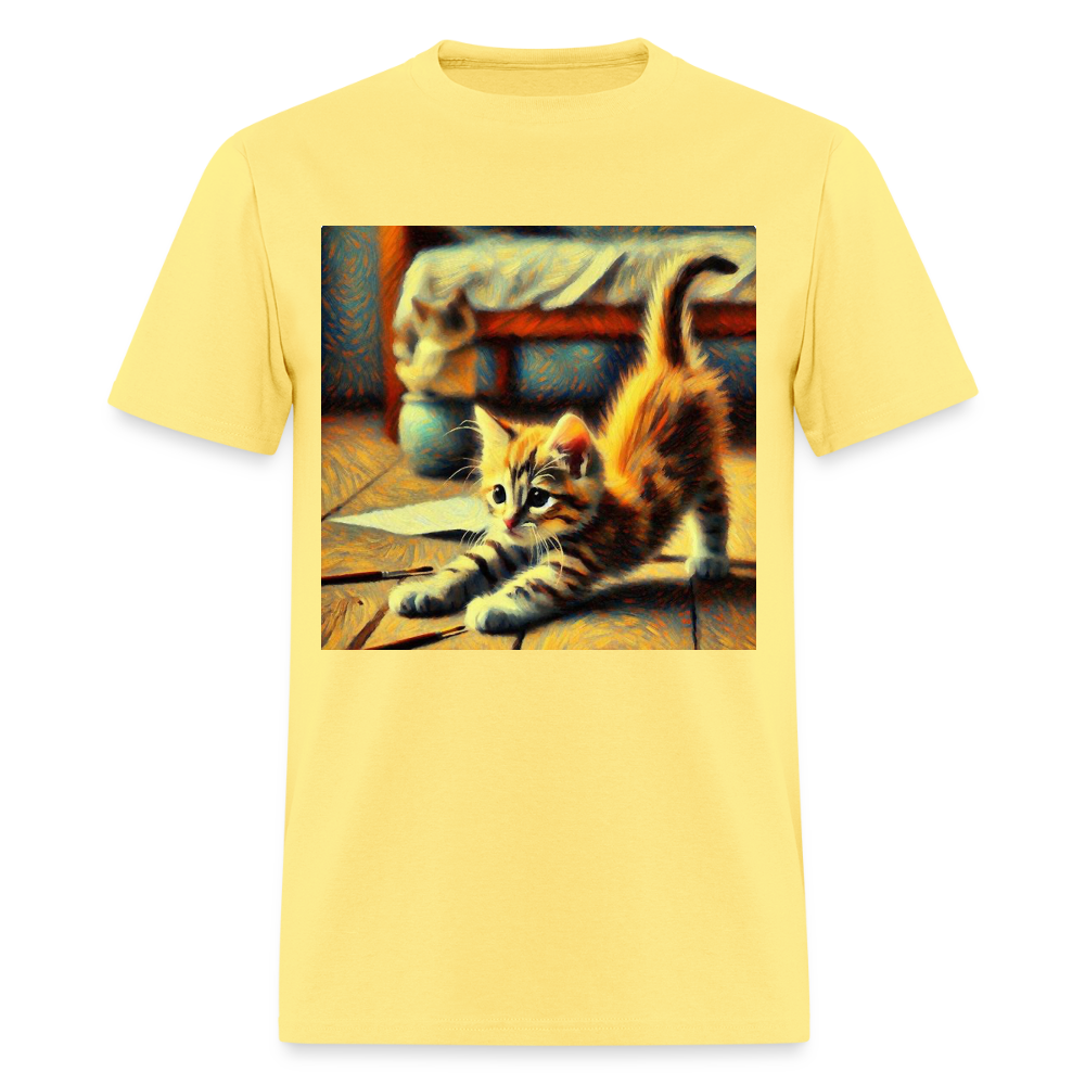 Yoga Kitten - cornsilk