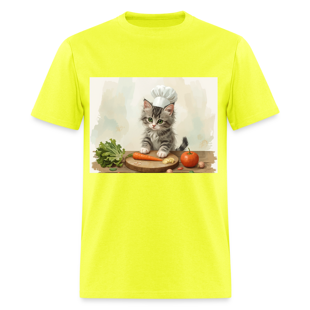 Cooking Kitten - safety green