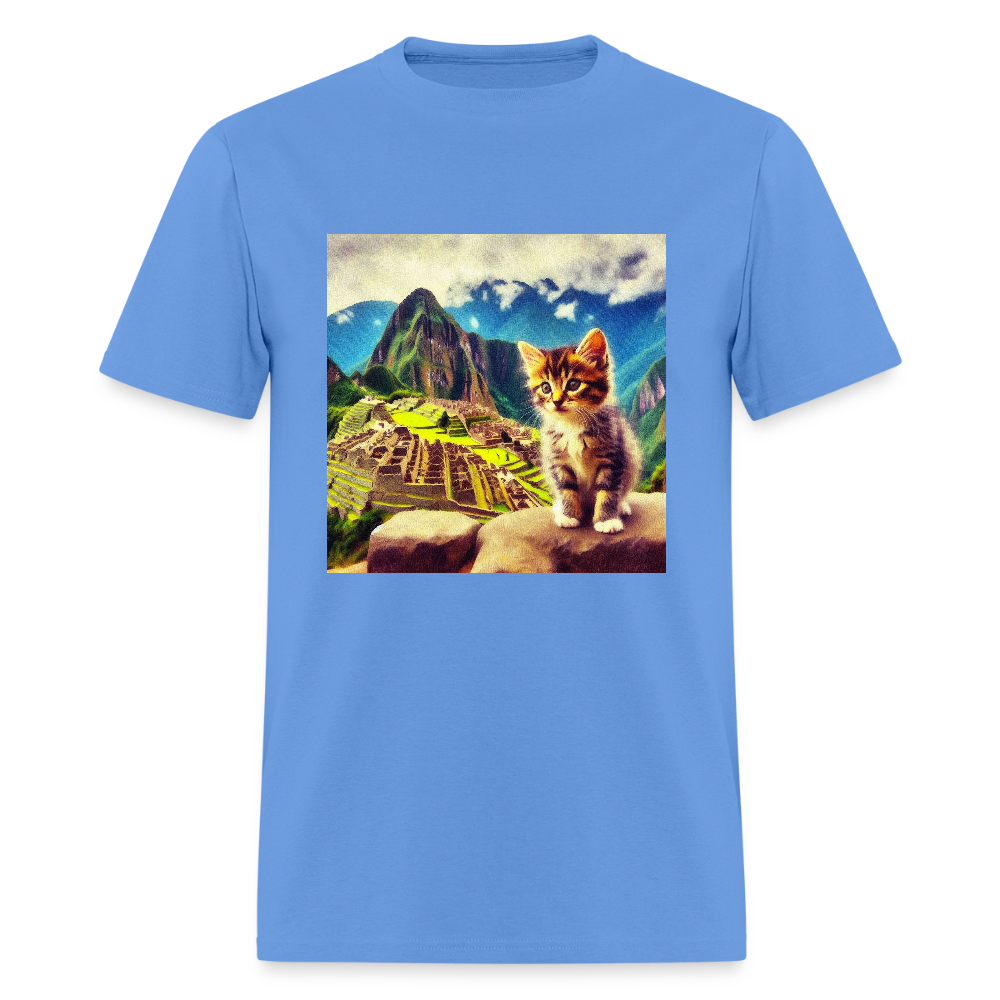 Machu Picchu Kitten - carolina blue