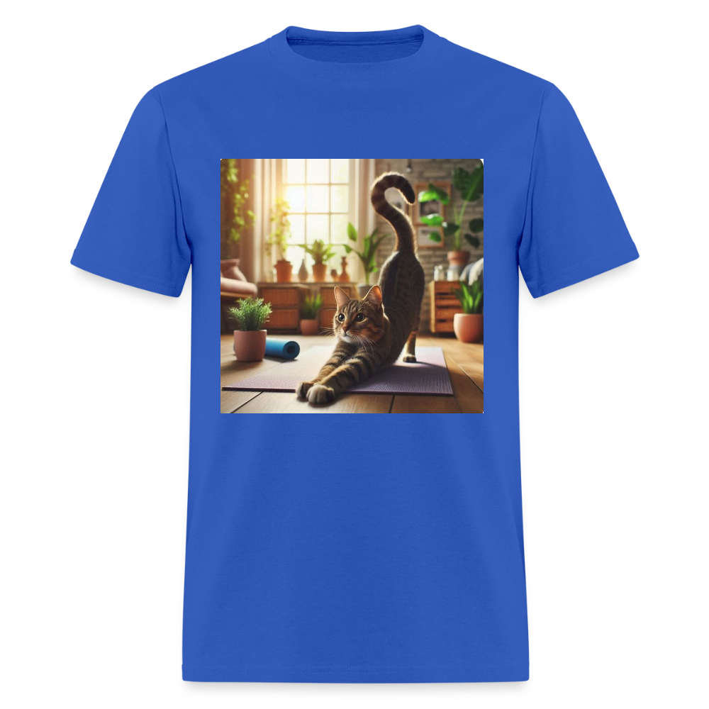 Yoga Cat - royal blue