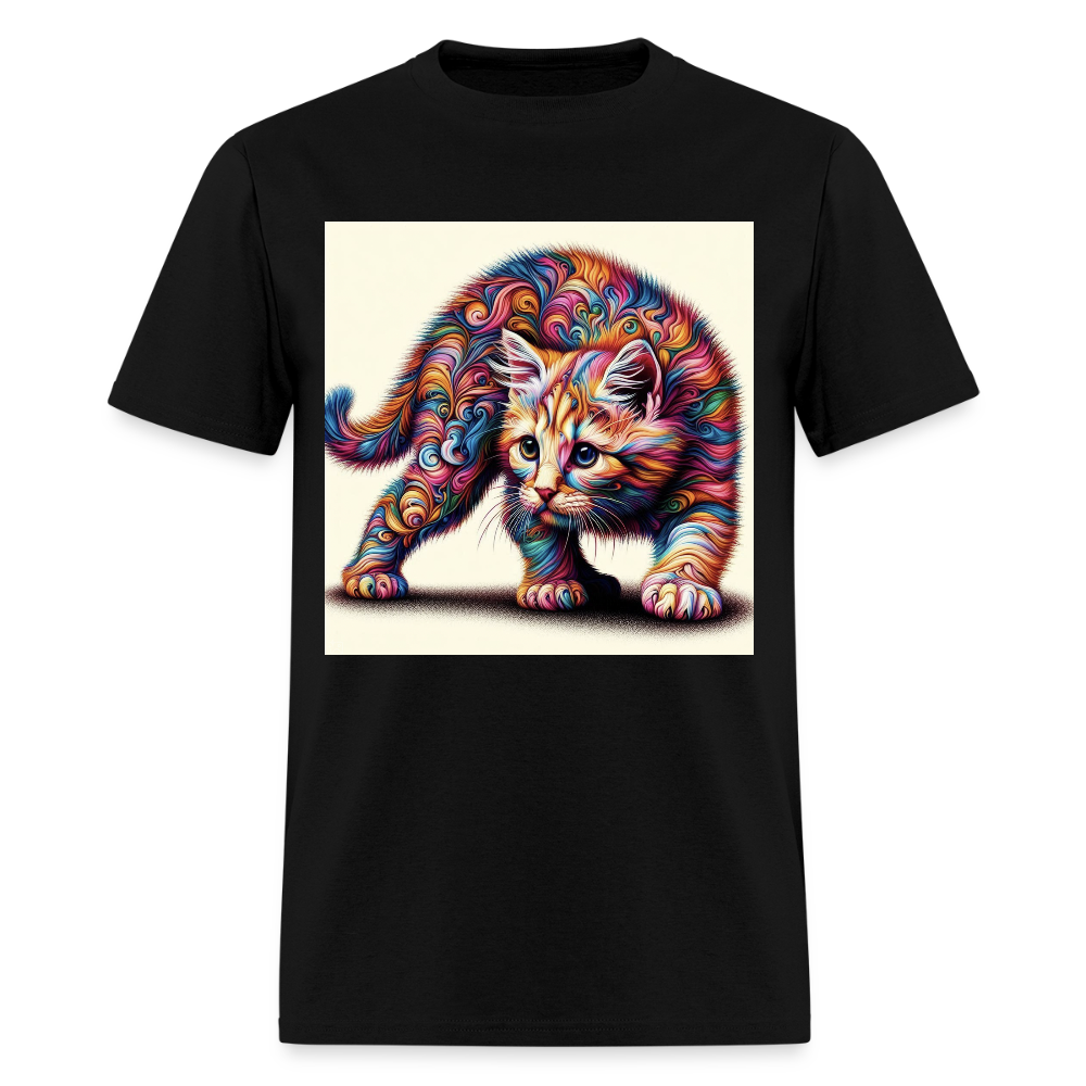 Tie Dye Kitten - black