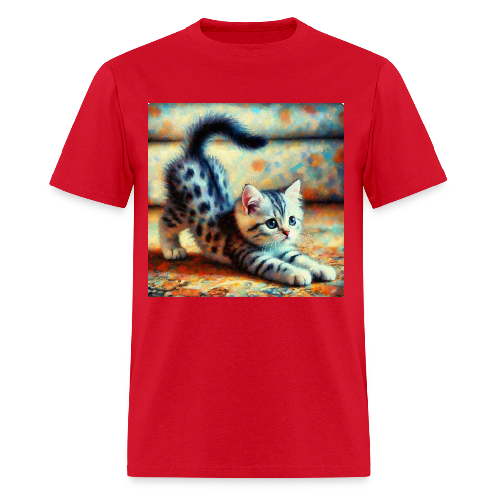 Yoga Kitten - red