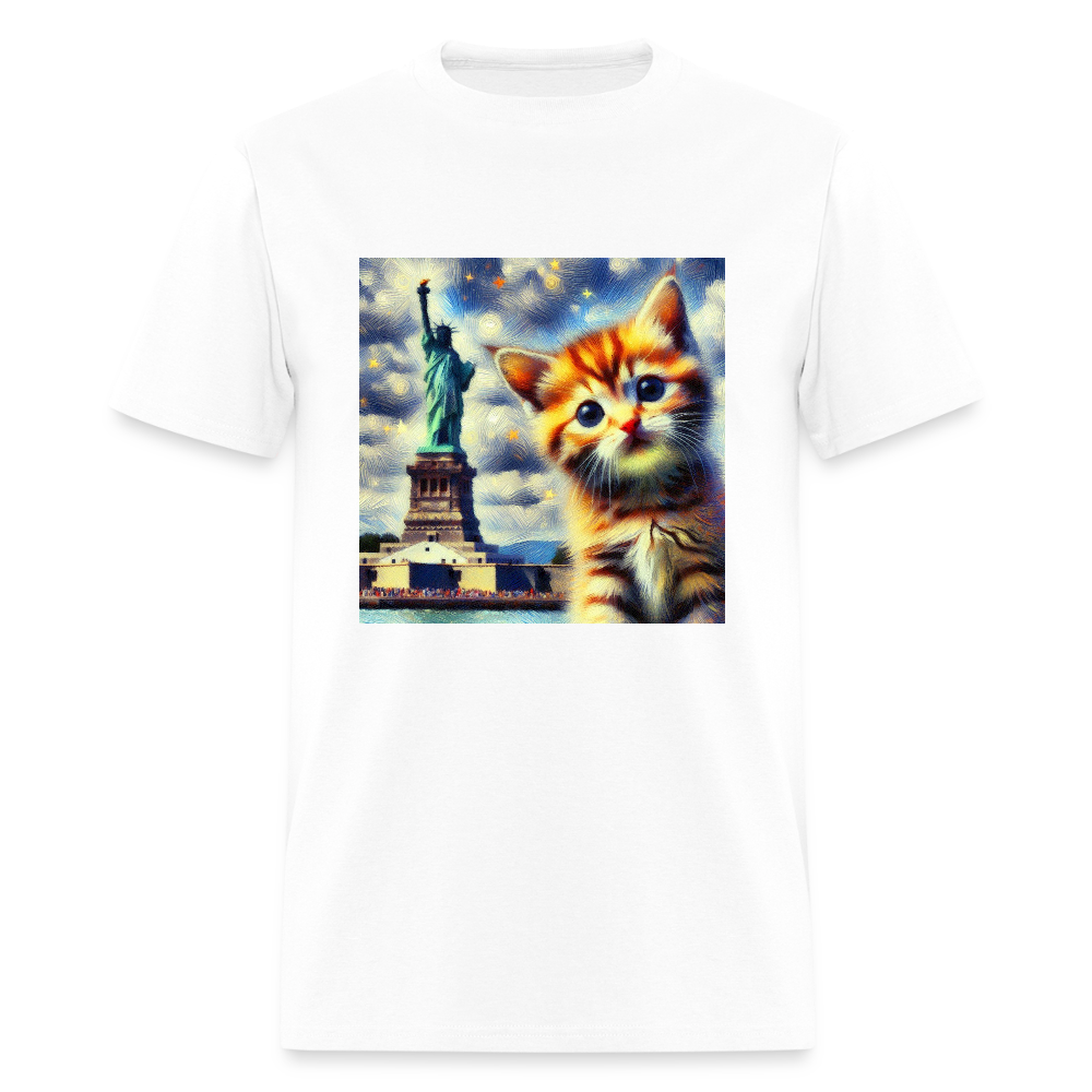 Statue of Liberty Kitten - white