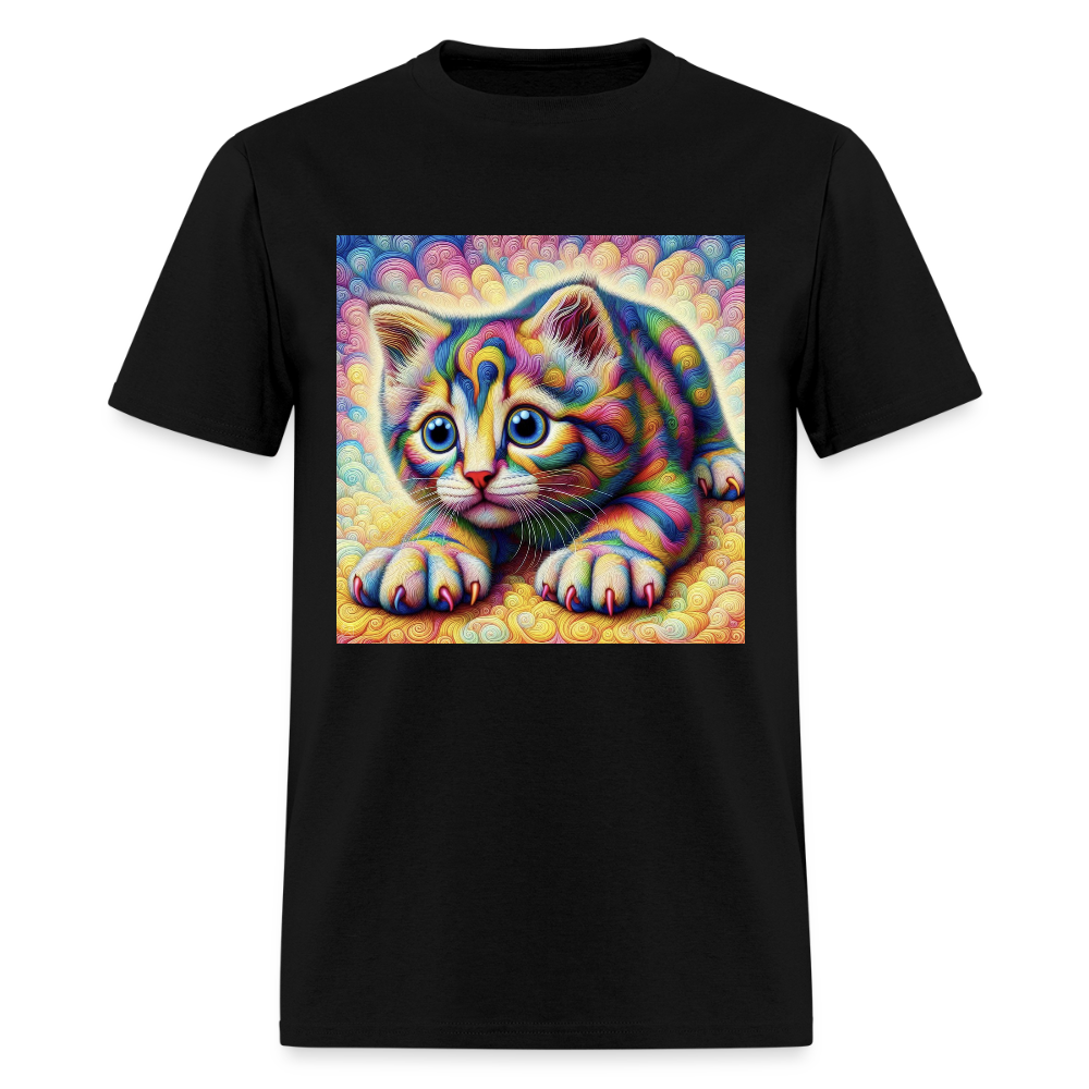 Tie Dye Kitten - black