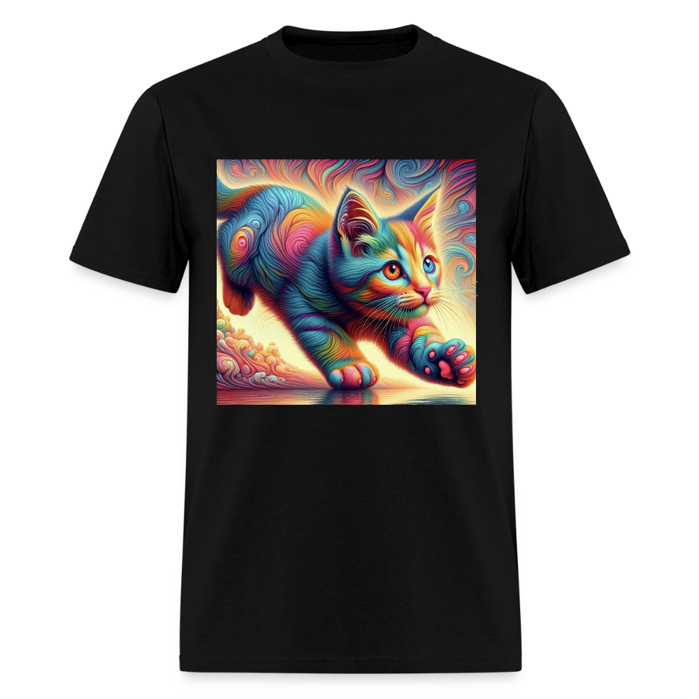 Tie Dye Kitten - black