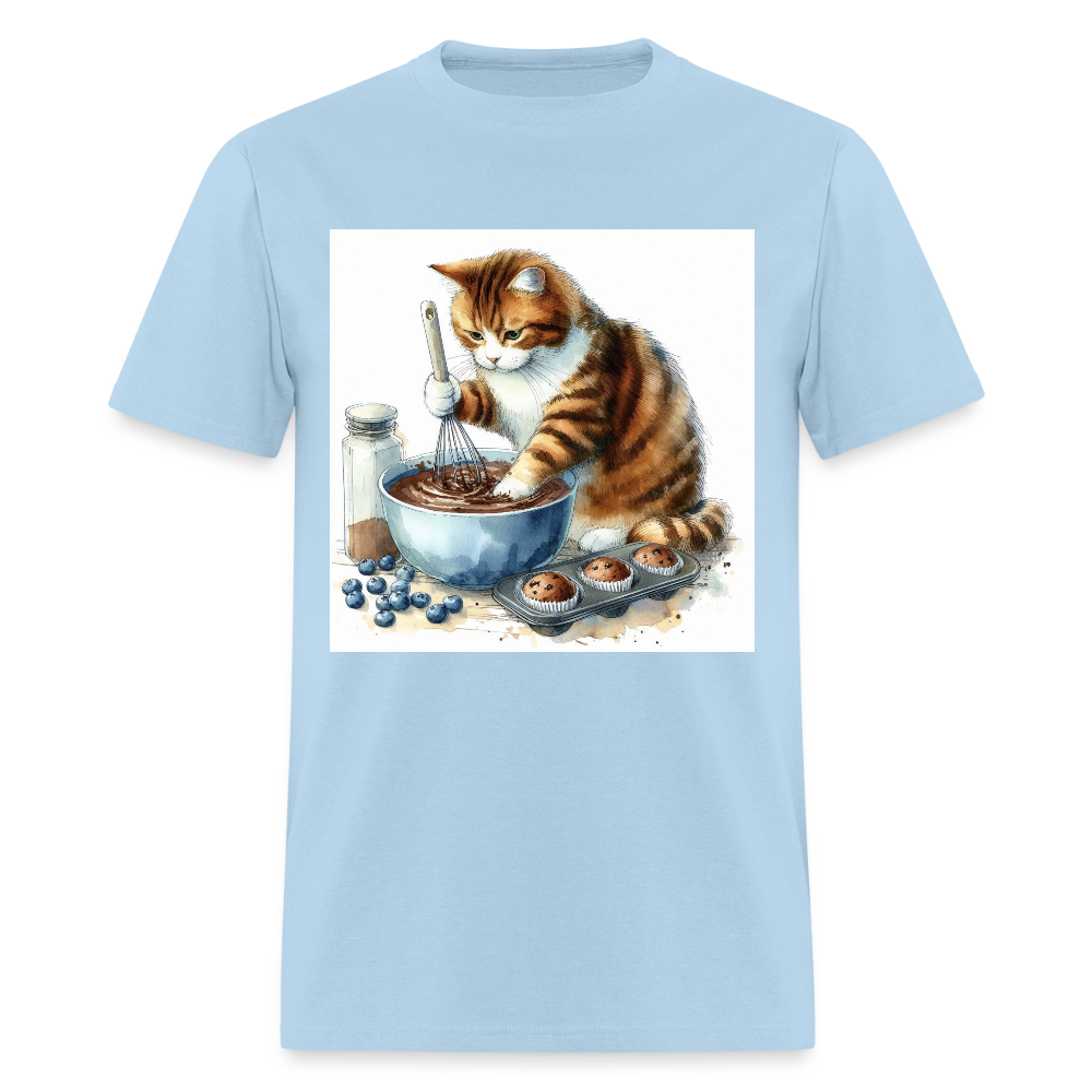 Baking Cat - powder blue