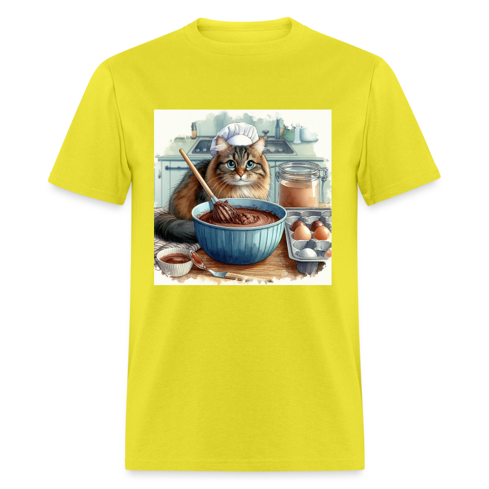 Baking Cat - yellow