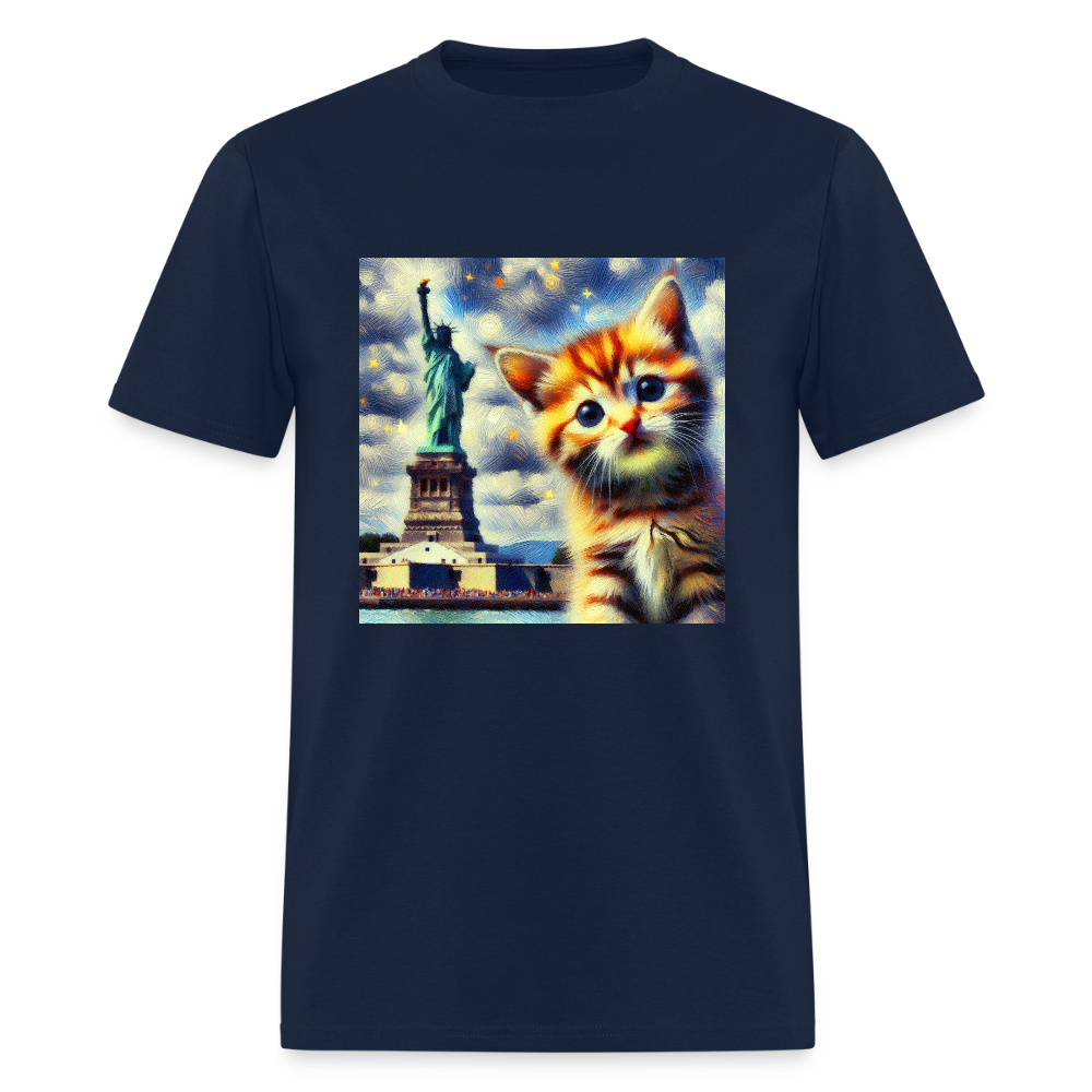 Statue of Liberty Kitten - navy