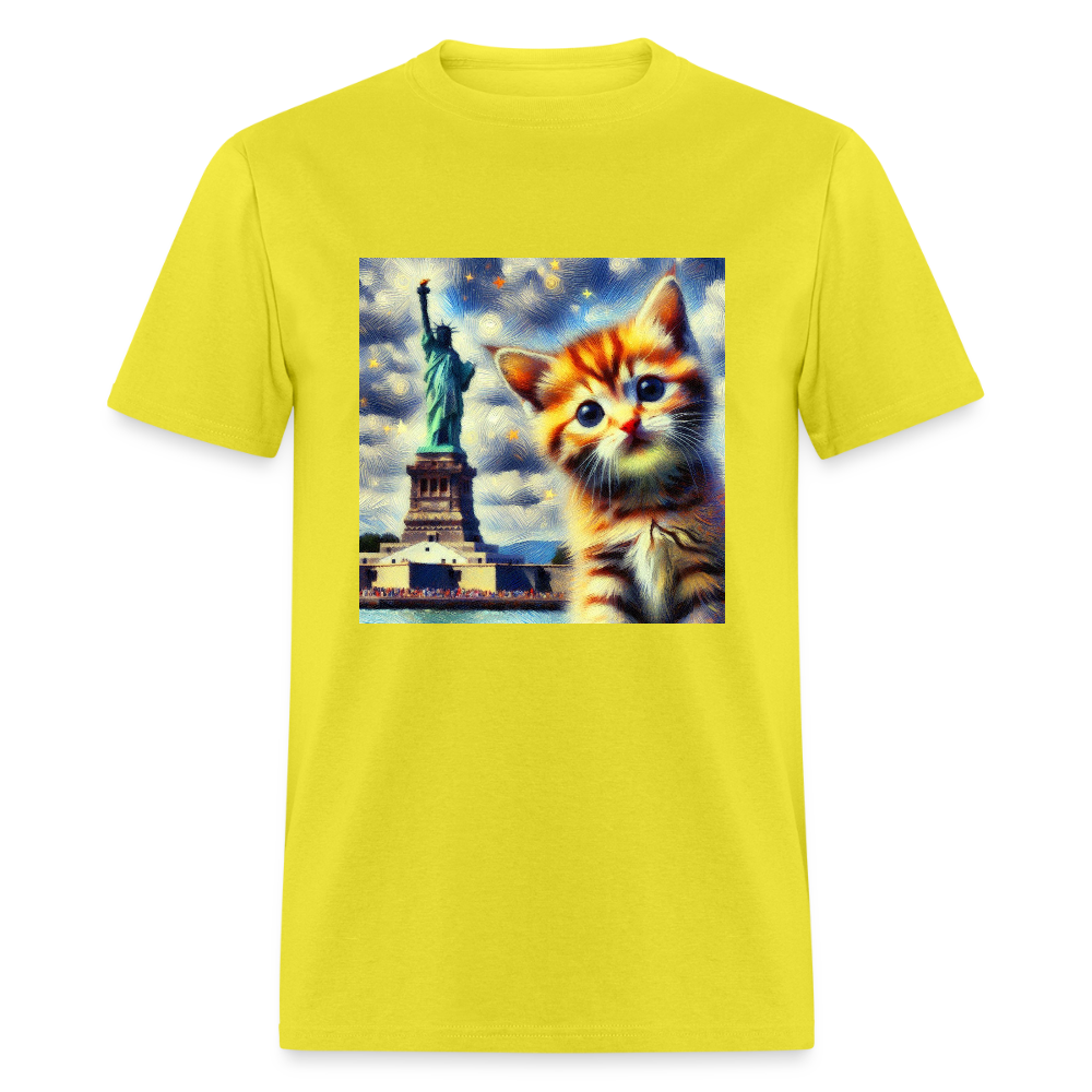 Statue of Liberty Kitten - yellow
