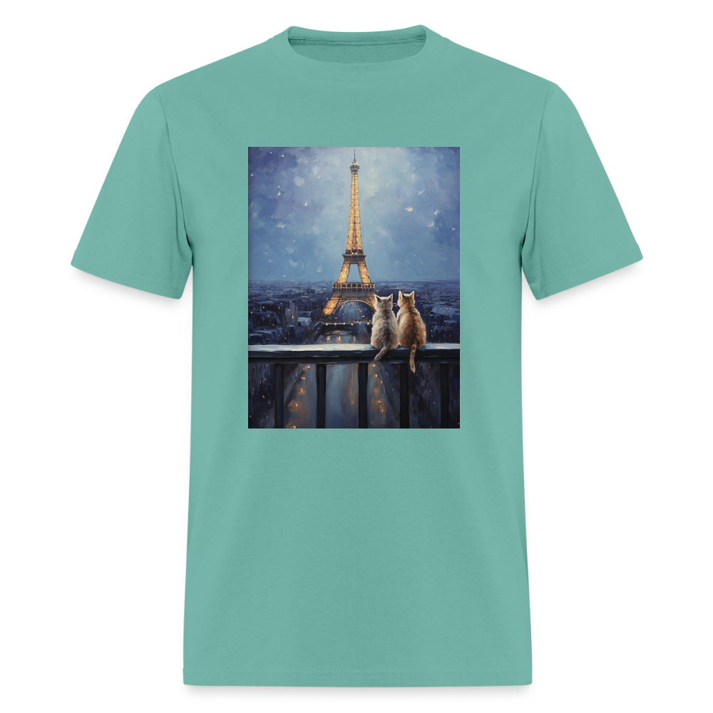 Eiffel Tower Kittens - aquatic
