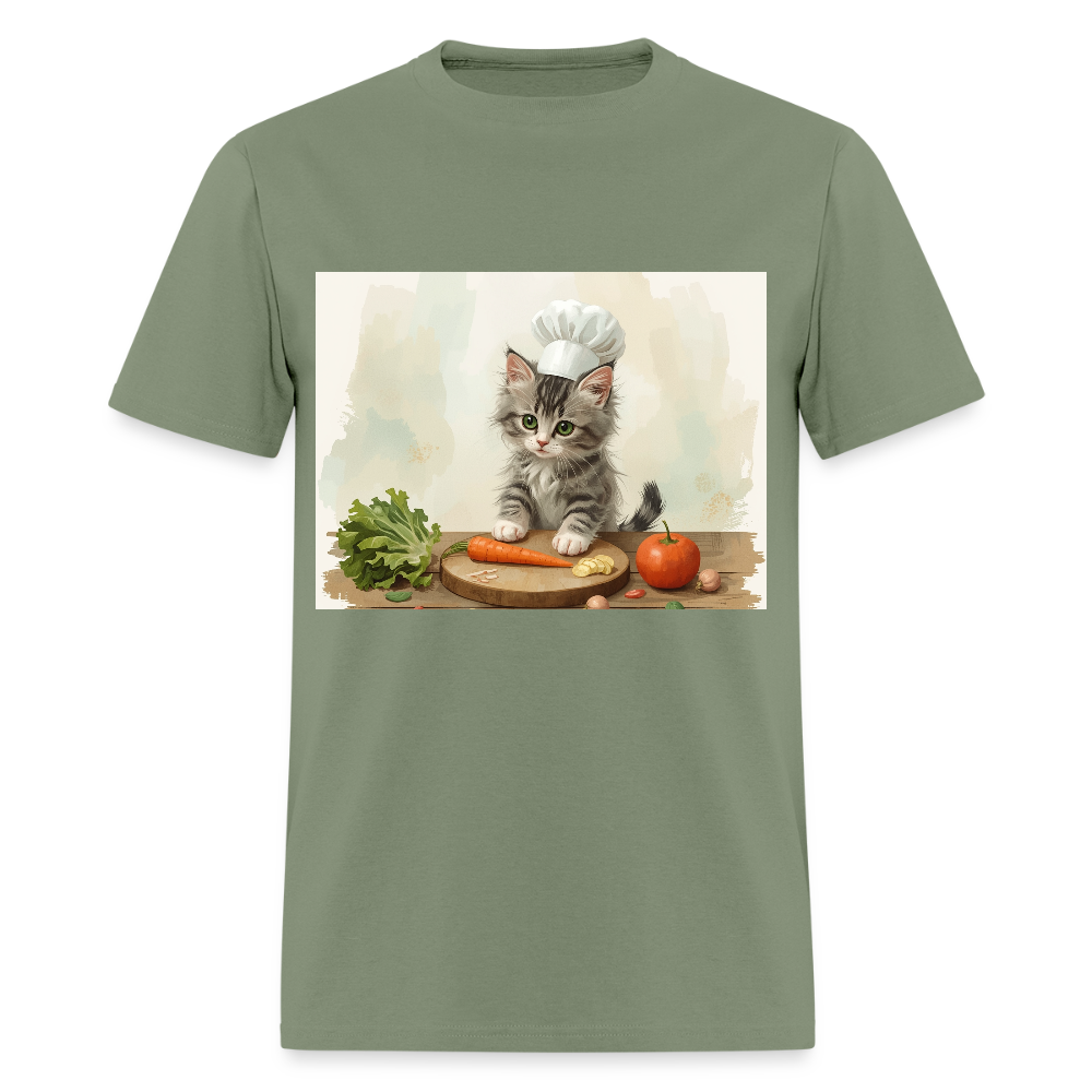 Cooking Kitten - military green