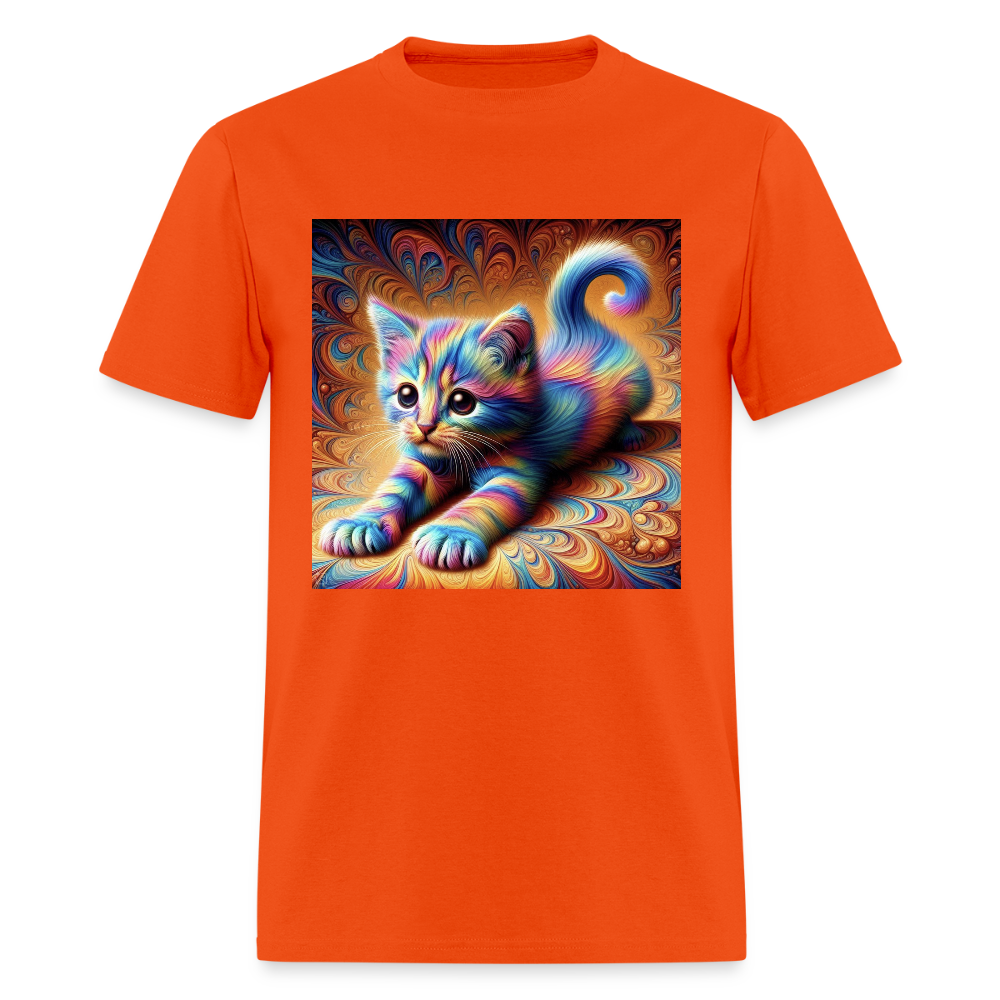 Tie Dye Kitten - orange