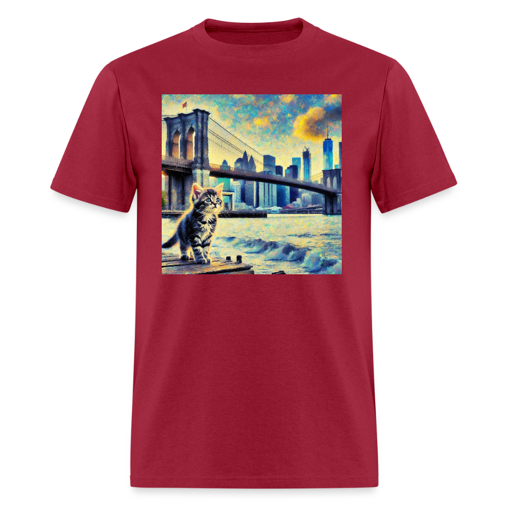 New York City Kitten - dark red