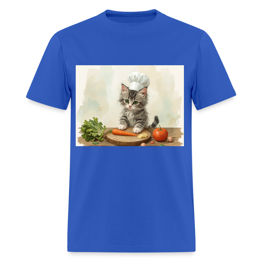 Cooking Kitten - royal blue