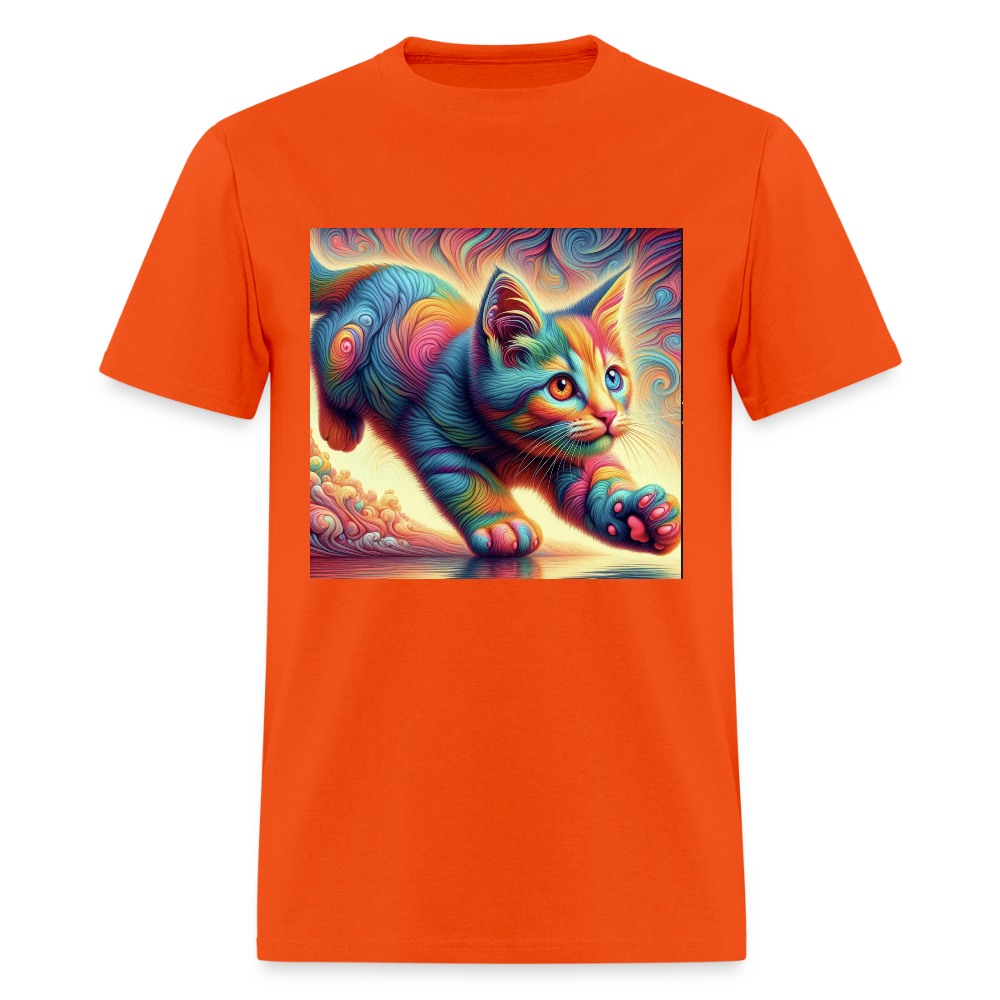 Tie Dye Kitten - orange