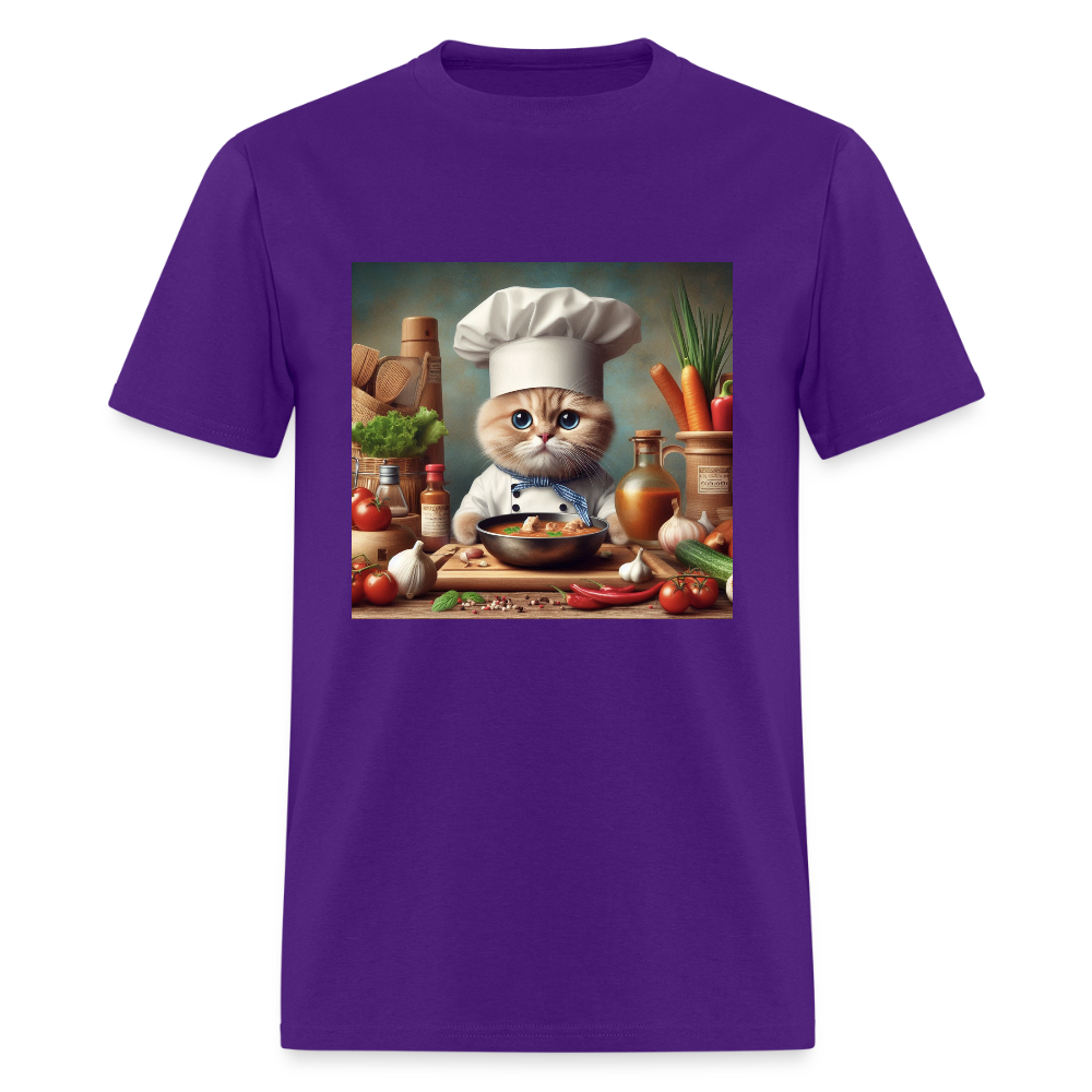 Cooking Cat - purple