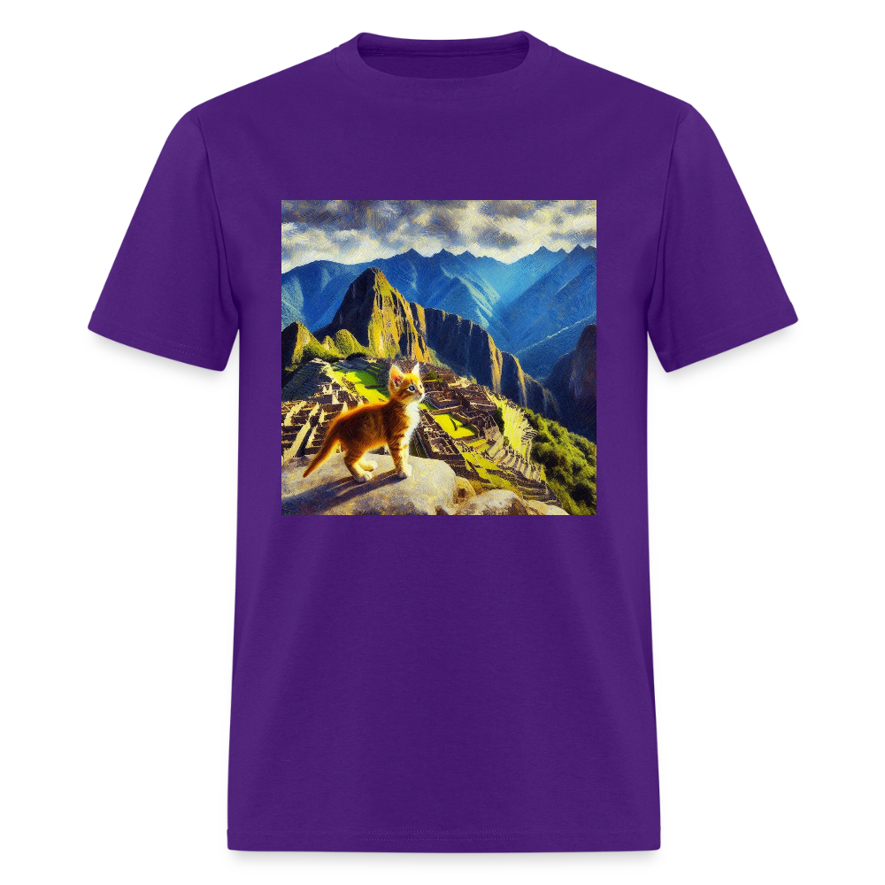 Machu Picchu Kitten - purple