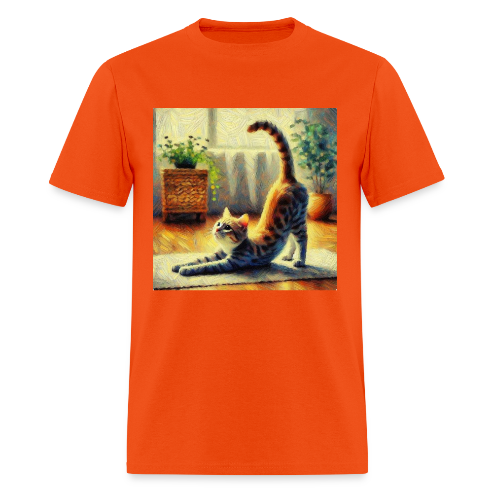 Yoga Cat - orange