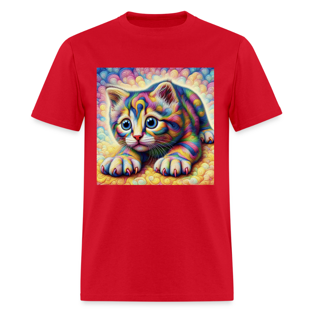 Tie Dye Kitten - red