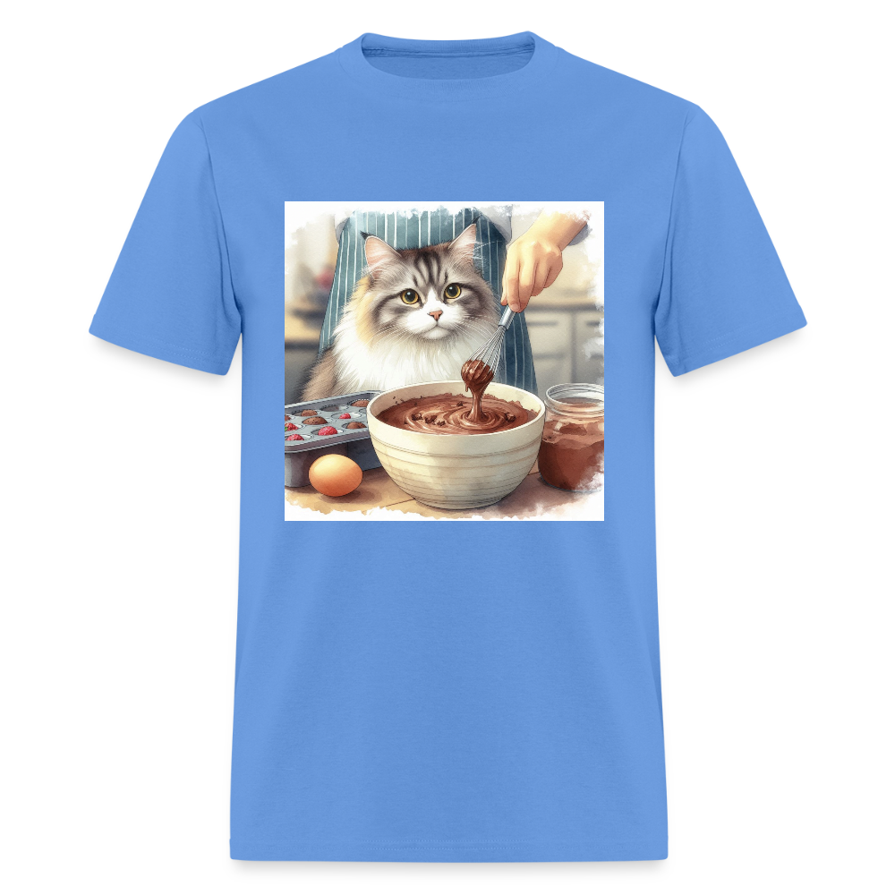 Baking Cat - carolina blue