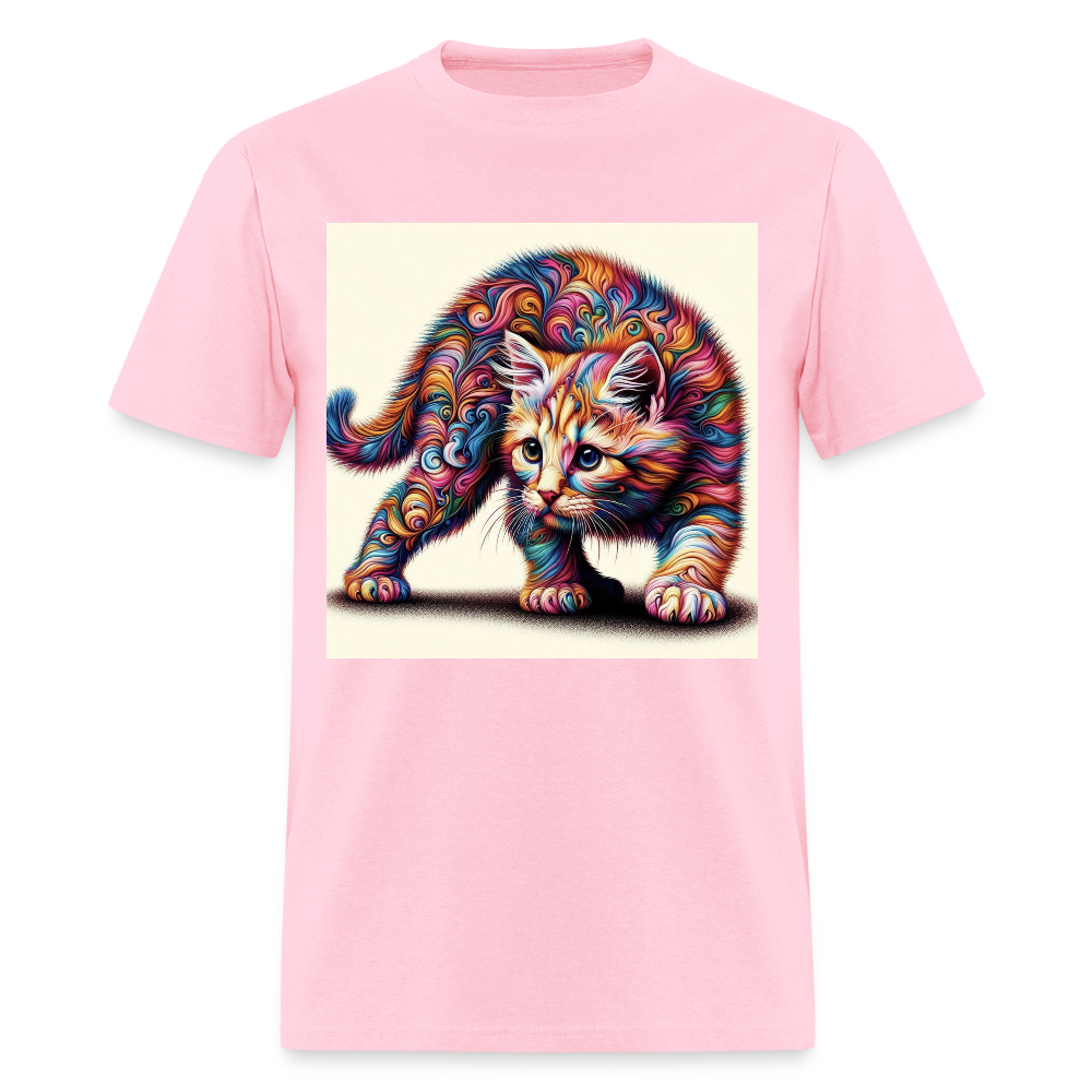 Tie Dye Kitten - pink