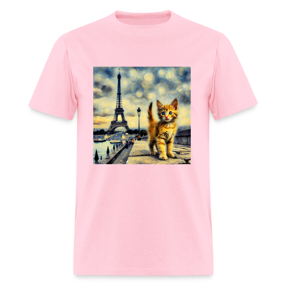 Eiffel Tower Kitten - pink