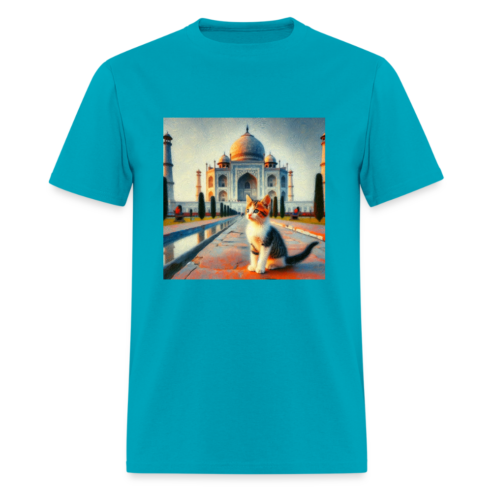 Taj Mahal Cat - turquoise