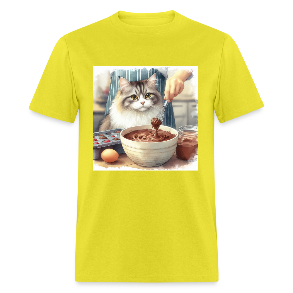 Baking Cat - yellow