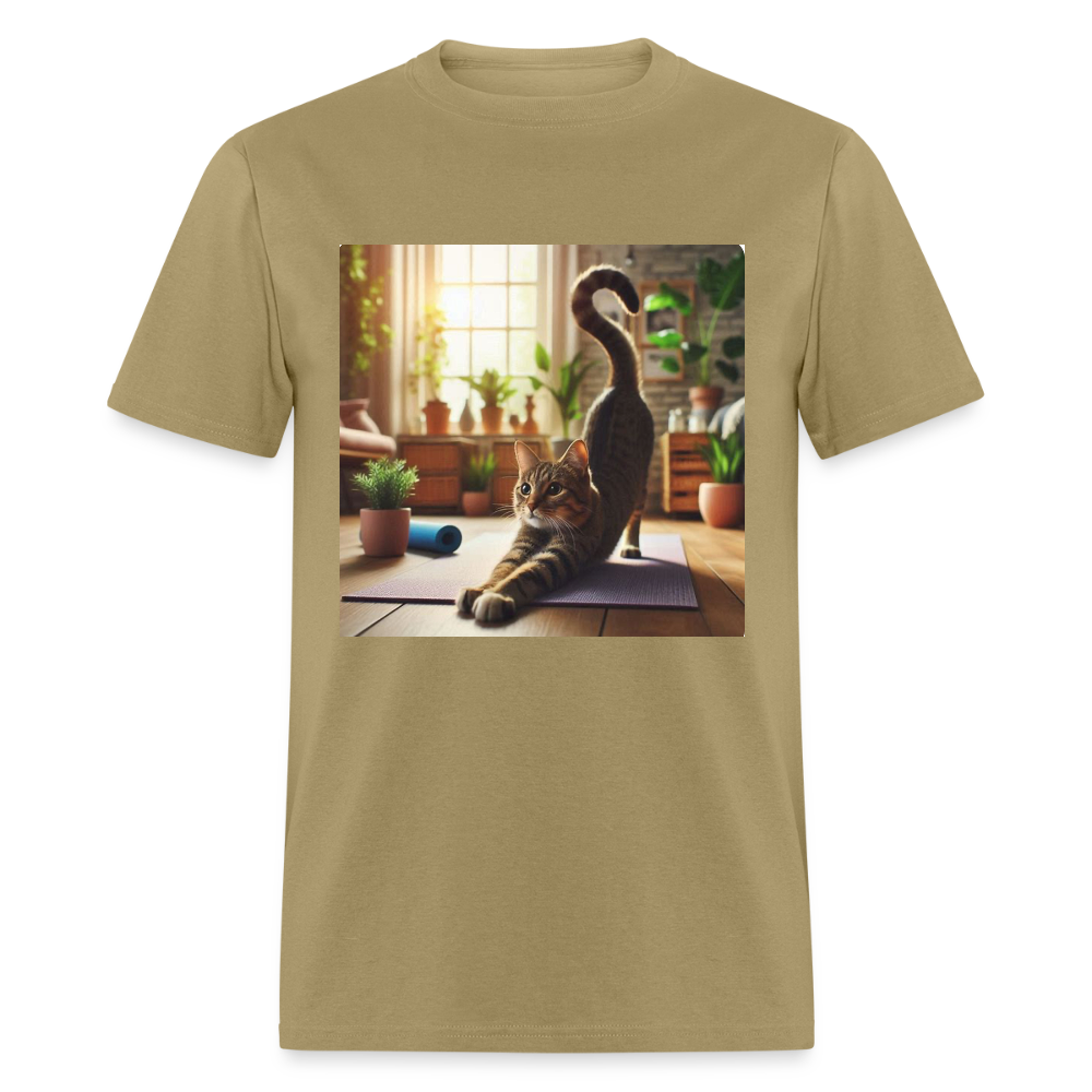Yoga Cat - khaki