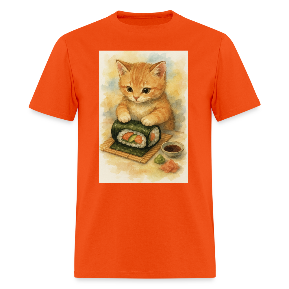 Sushi Chef Cat - orange