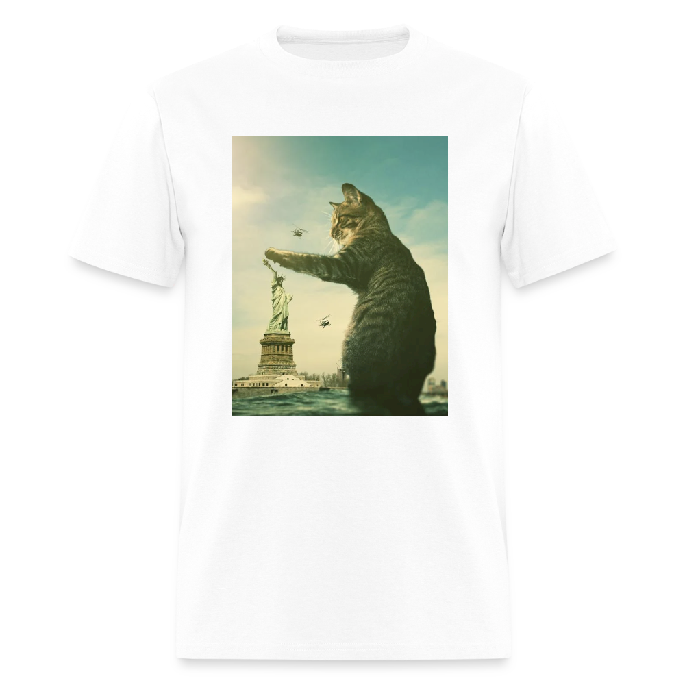 Statue of Liberty Cat - white