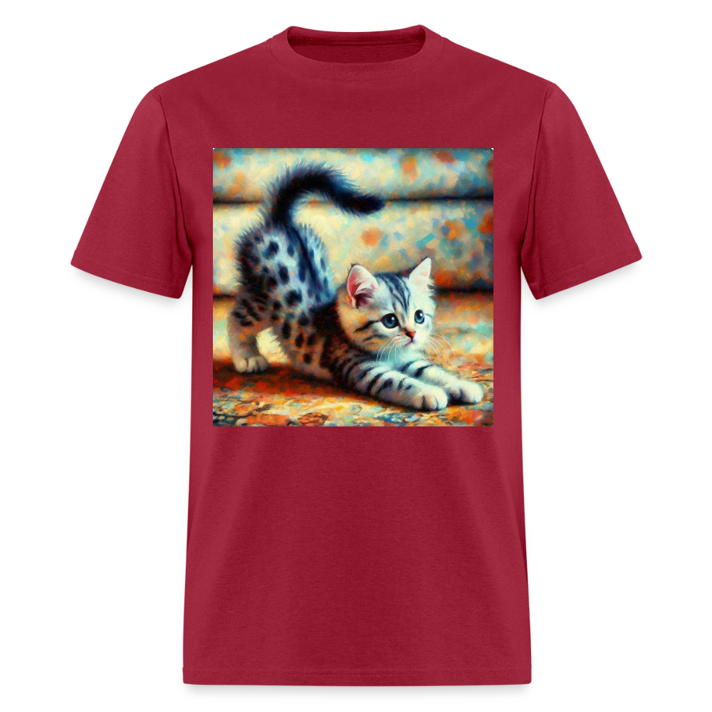 Yoga Kitten - dark red