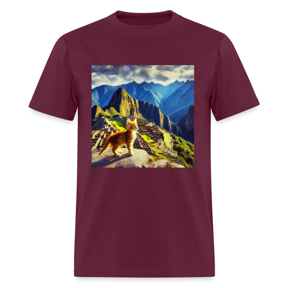Machu Picchu Kitten - burgundy