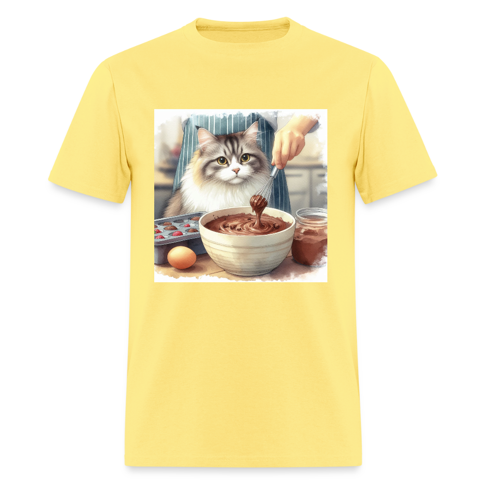 Baking Cat - cornsilk