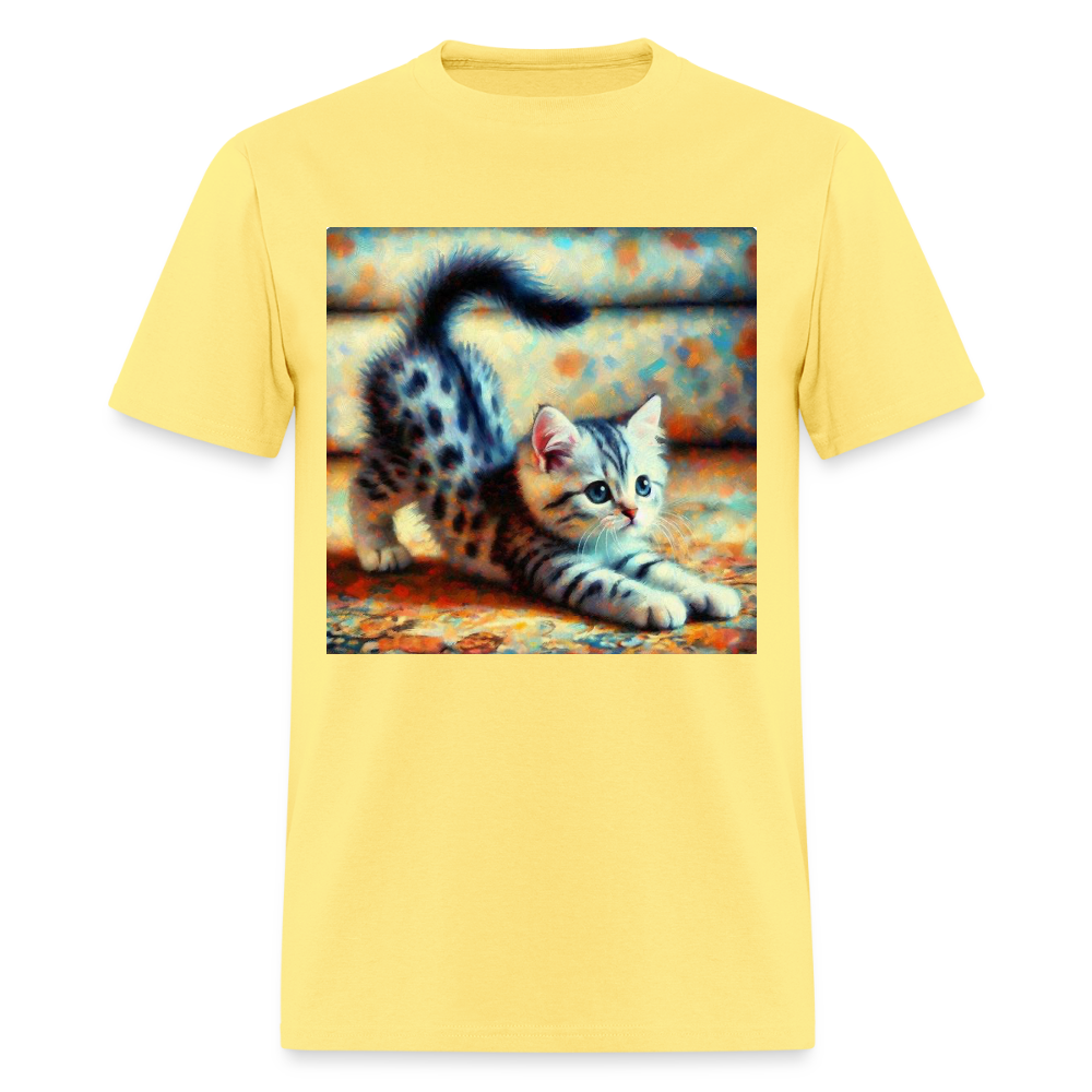Yoga Kitten - cornsilk